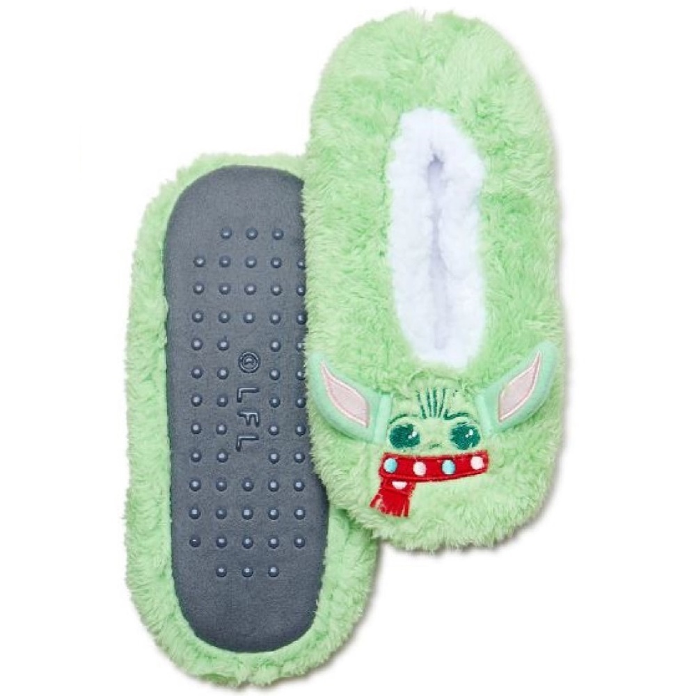 Star Wars The Mandalorian, Holiday Women's Slipper Socks, 1-Pack, One Size